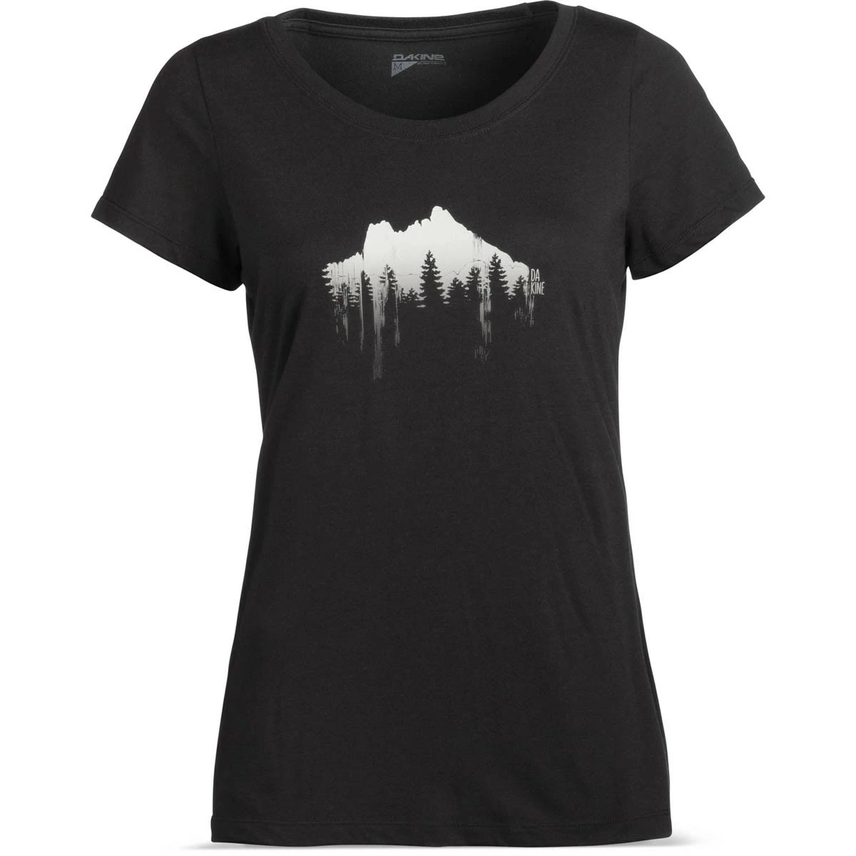 Dakine Womens Tech Tee T-Shirt Black Mountain Peaks 1 Dakine Womens Tech Tee T-Shirt Black Mountain Peaks
