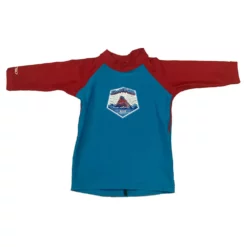 Dakine Toddler 3/4 Sleeve Rashguard Shirt Blue/Red