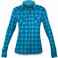 Dakine Womens Cypress Flannel Shirt Monaco Plaid