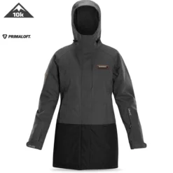 Dakine Womens Sidney Jacket Ski- / Snowboard Jacket Textured Grey / Black