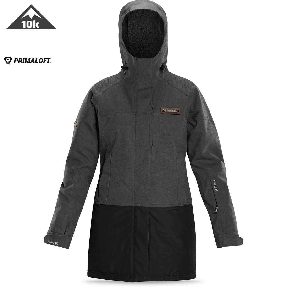 Dakine Womens Sidney Jacket Ski- / Snowboard Jacket Textured Grey / Black 1 Dakine Womens Sidney Jacket Ski- / Snowboard Jacket Textured Grey / Black