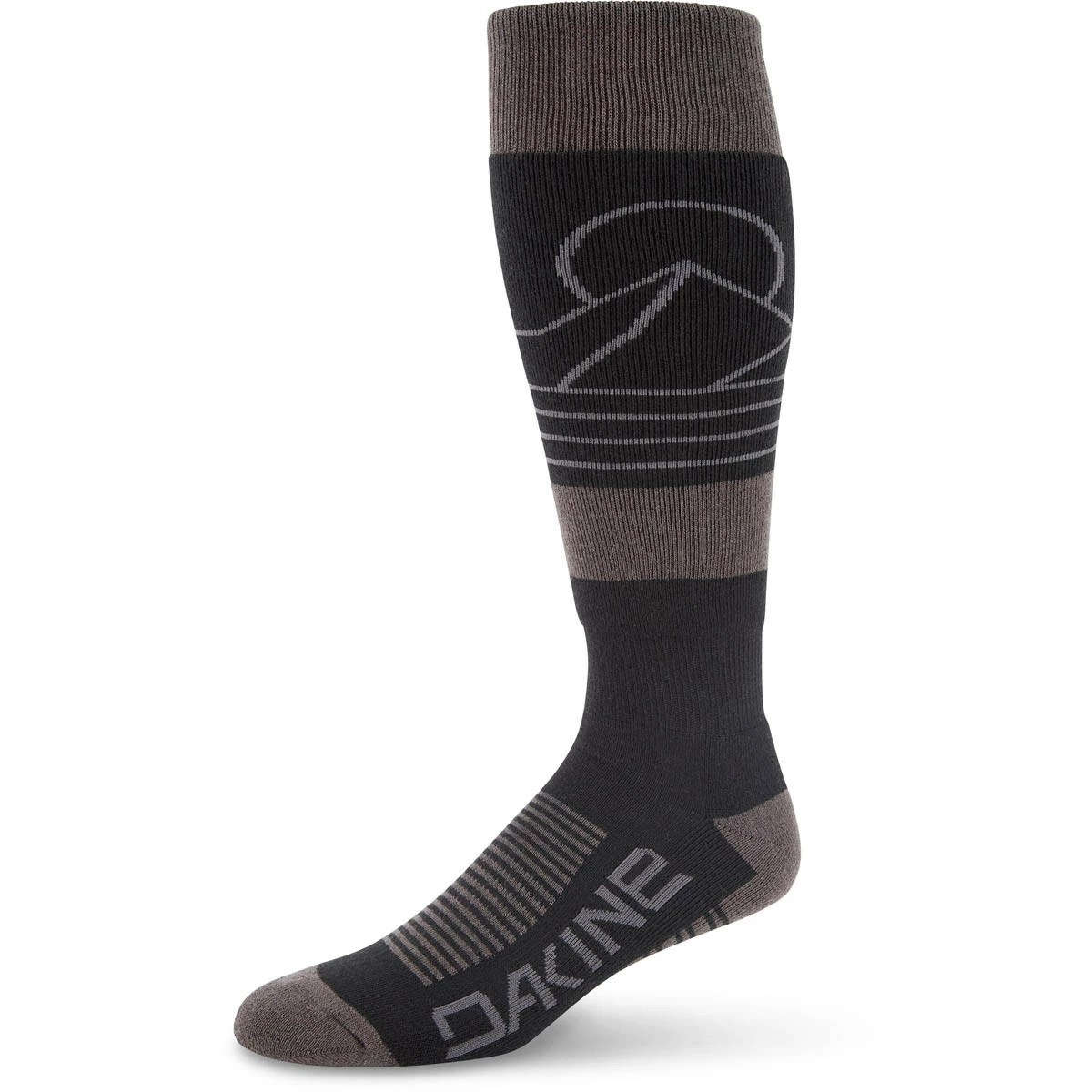 Dakine Mens Summit Sock Mens Ski- / Snowboard Socks Black Elbert 1 Dakine Mens Summit Sock Mens Ski- / Snowboard Socks Black Elbert