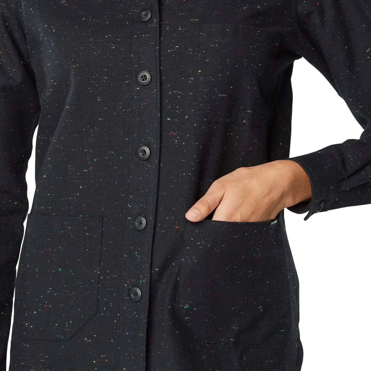 Dakine Alberta Flannel Shirt Black 3 Dakine Alberta Flannel Shirt Black - Image 3