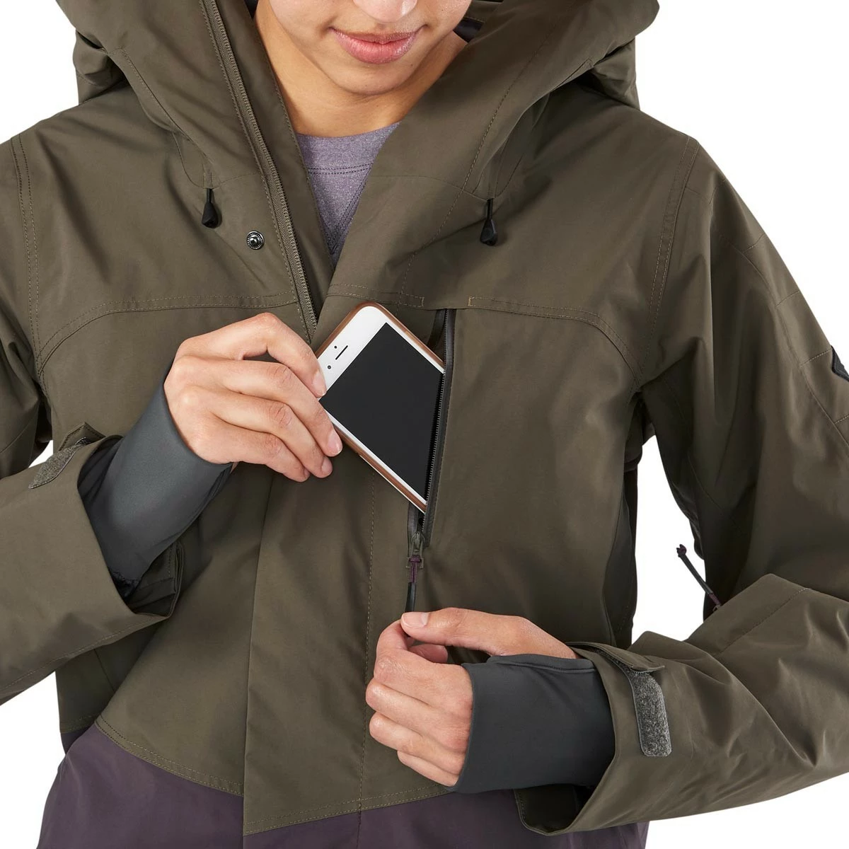 Dakine Silcox 2L Ins Jacket Ski- / Snowboard Jacket Tarmac / Amethyst 5 Dakine Silcox 2L Ins Jacket Ski- / Snowboard Jacket Tarmac / Amethyst - Image 5