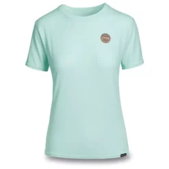 Dakine Women's Dauntless Loose Fit Short Sleeve Top Pastel Current Heather