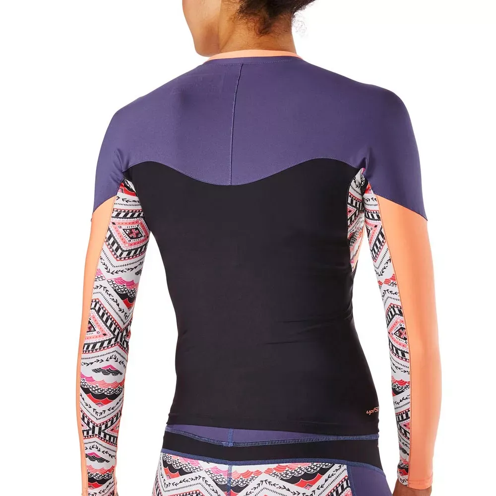 Dakine Women's Persuasive Snug Fit Long Sleeve Zip Up Top Lizzy XS 4 Dakine Women's Persuasive Snug Fit Long Sleeve Zip Up Top Lizzy XS - Image 4